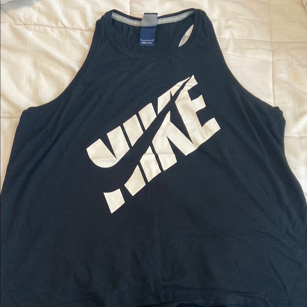 Nike Black and White Tank Top